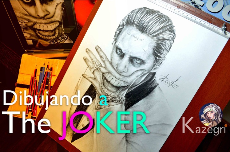 Joker Suicide Squad - dibujo a lápiz