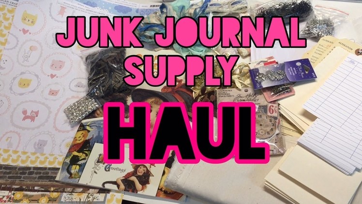Junk Journal Supply Haul | I'm A Cool Mom