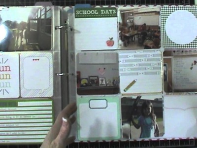 Kayla's Project Life Album - School Days