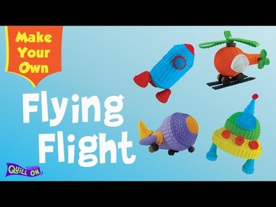 Make your own: Corrugated Quilling Rockets and Planes