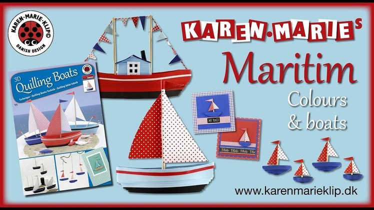 Maritim Colours & Boats - Karen Marie Klip & Papir