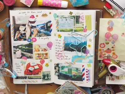 Midori Traveler's Notebook (ミドリトラベラーズノート) THROWBACK Journaling #01