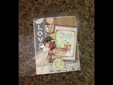 MINI ALBUM OVERVIEW FOR INSPIRATION with DCWV The Happy Stack -   DESIGNS BY SHELLIE
