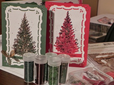 MIY Christmas Card - Sparkling Christmas Tree