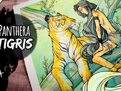 Panthera Tigris ♦ YTAC ♦ Spirit Animal ♦ Watercolor Painting