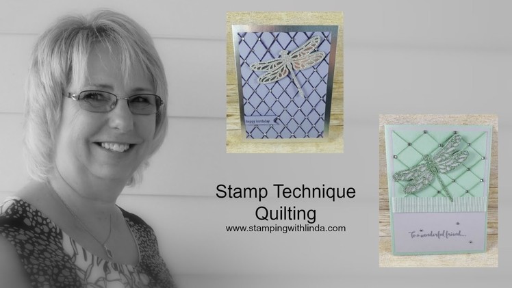Quilted Stamping Technique