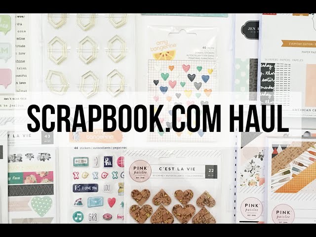 Scrapbook.com Haul | julimakesthings