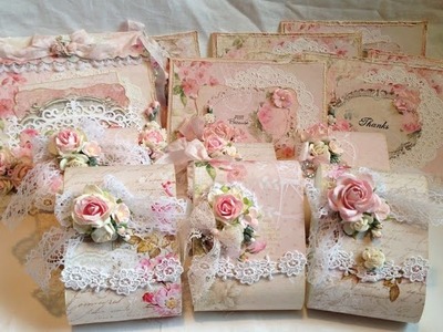 Shabby Chic Balsa Boxes and Cards