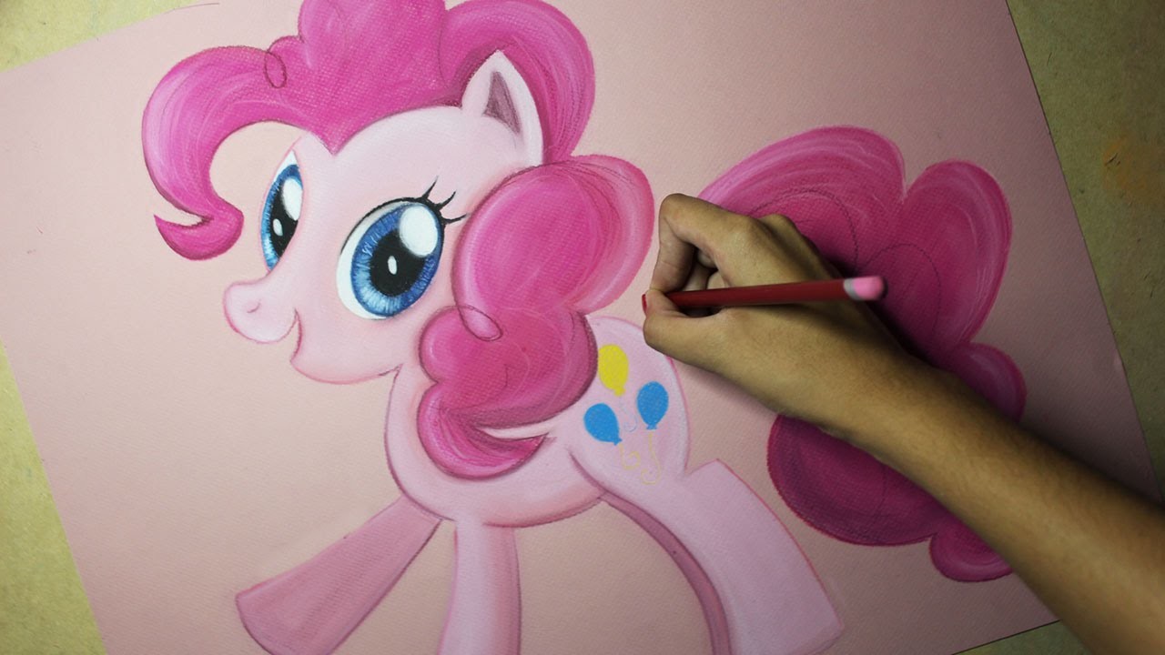 Speed Drawing Pinkie Pie Mlp Diana Diaz