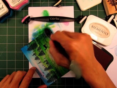 Stampscapes 101: Video 5.  More color application.