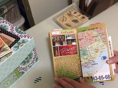 Trip to Canada Travel Journal Flip Through in my Traveler's Journal