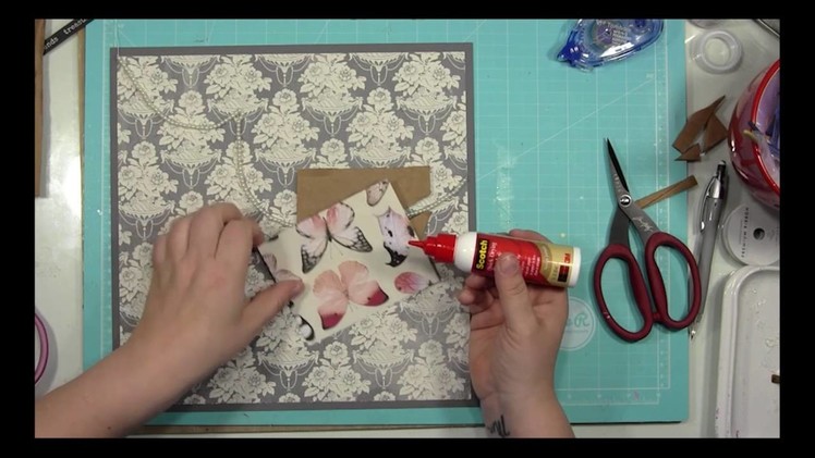 12x12 Scrapbook Layout, Process Video: Marrying You