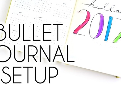 Bullet Journal Setup for 2017. PopFizzPaper