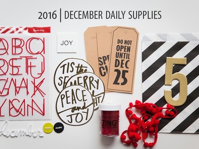 December Daily® Supplies 2016