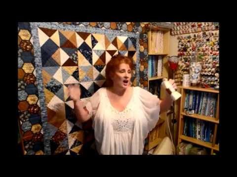 EPISODE 19 - Part 1 (of 2) 10 minute Hour Glass Quilt Block - explained in about 23 minutes!!