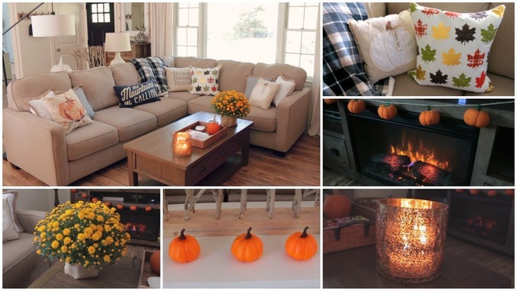 Fall Decor - My Fall Living Room Tour