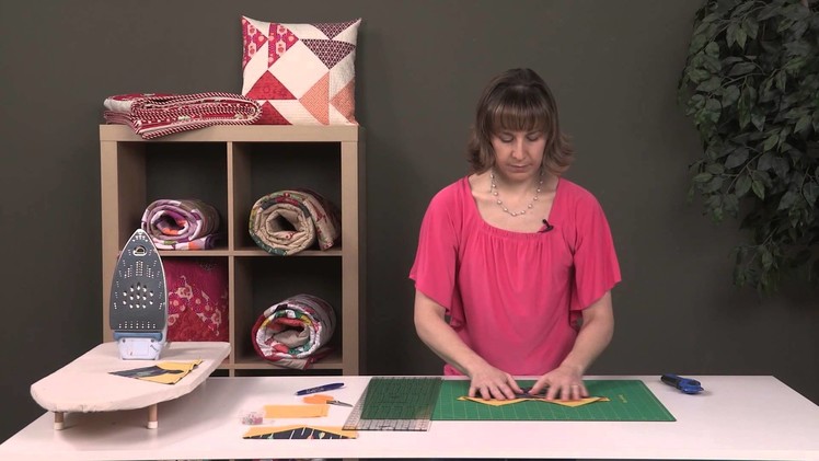 How to Make No Waste Flying Geese Quilt Blocks - 4 at a Time