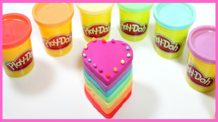 How to make PlayDoh Rainbow Cake