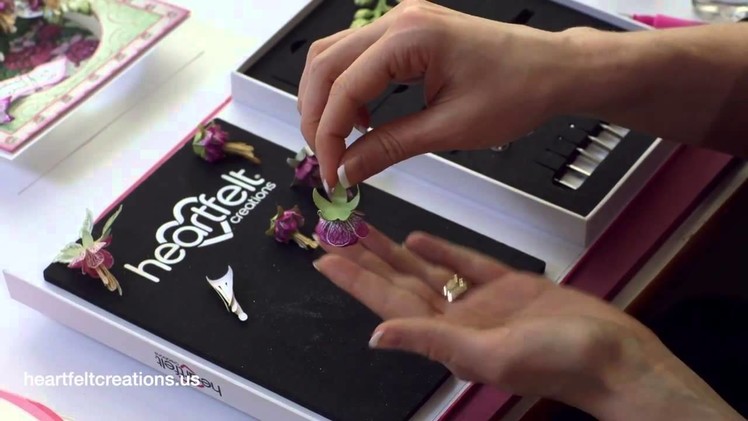 How to make the Fuchsia Flowers by Heartfelt Creations