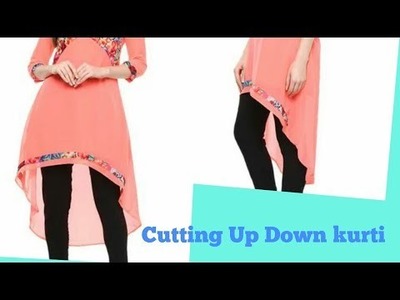 Latest Up Down Kurti Cutting | EASY METHOD
