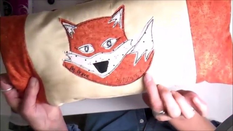 Making a Fox Applique, An Easy Sewing Project