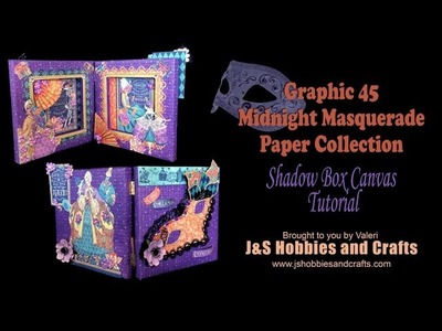 Midnight Masquerade Canvas Tutorial by Valeri at J&S Hobbies and Crafts