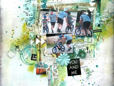 Mixed Media Layout: You and Me