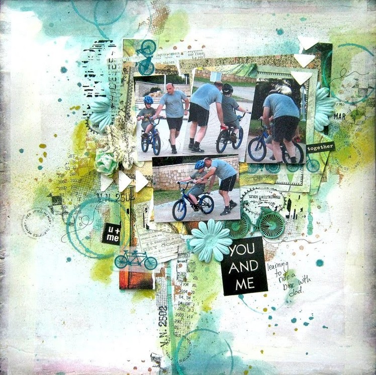 Mixed Media Layout: You and Me