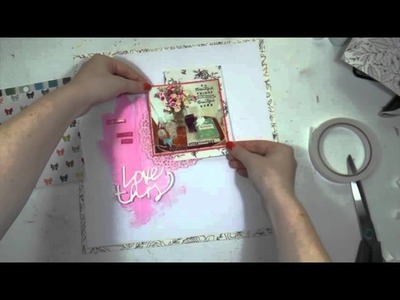 Mixed Media Monday ~ Love This ~ Scrapbooking Process Video
