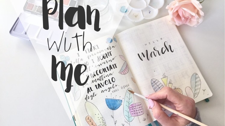 Plan With Me March 2017 ❤ Bullet Journal | ApuntoC