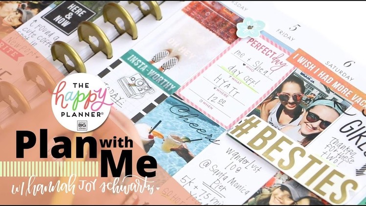 Plan With Me! The BIG Happy Planner®. Feat: Hannah Joy!