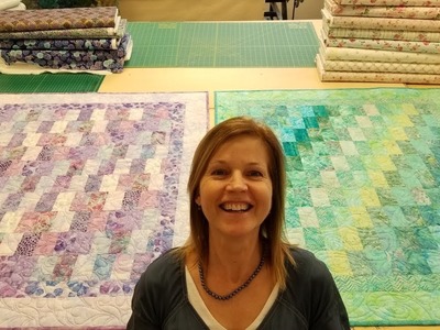 Pt. 2 | Baby "Bargello" + Long Arm Quilting