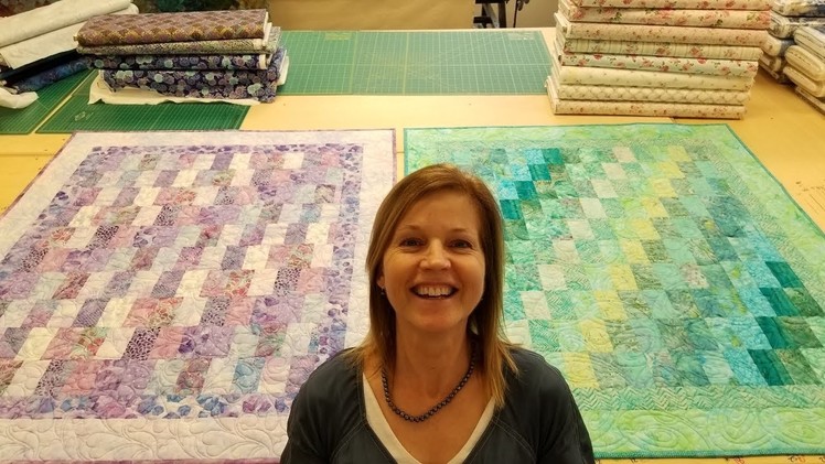 Pt. 2 | Baby "Bargello" + Long Arm Quilting
