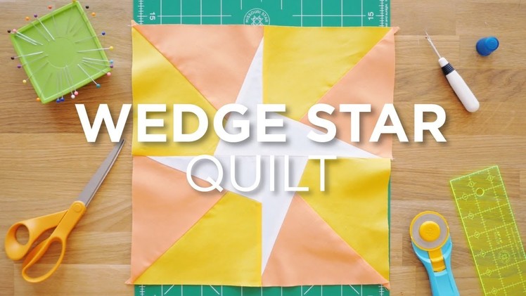 Quilt Snips Mini Tutorial - The Wedge Star