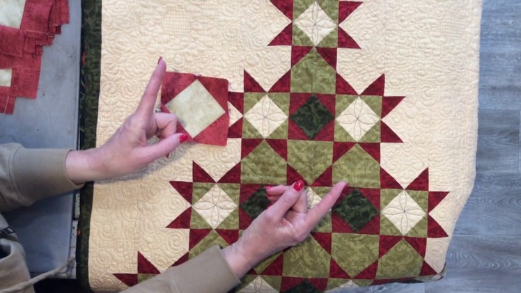 Quilting Question:  What is an Option 1 triangle unit?