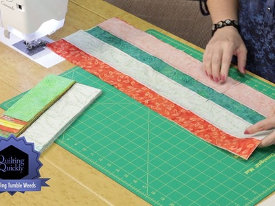 Quilting Quickly: Tumbling Tumbleweeds — Jelly Roll Quilt