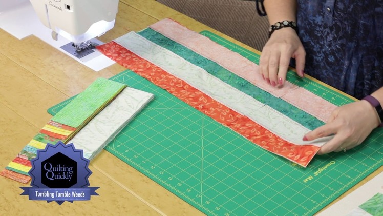 Quilting Quickly: Tumbling Tumbleweeds — Jelly Roll Quilt