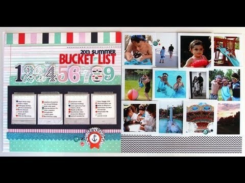 Scrap Your Stash with Nancy Damiano: Summer Bucket List (Two Peas in a Bucket)