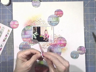 Shimmerz & Washi Tape Layout with Missy Whidden