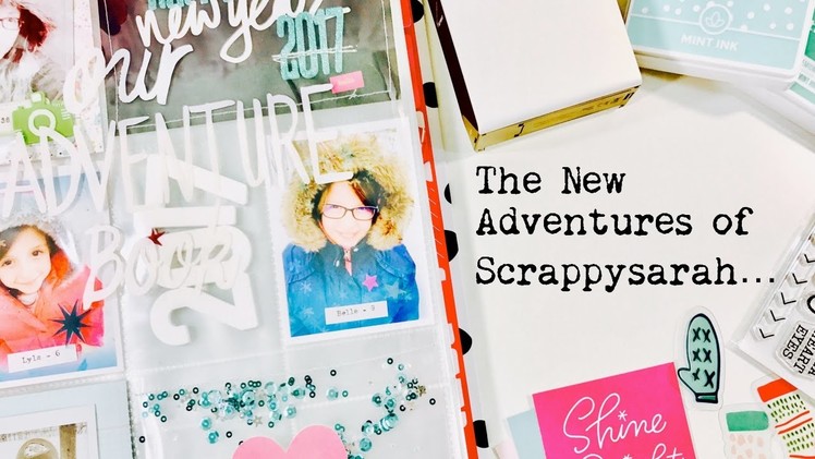 The New Adventures of Scrappysarah. New Year's Haul and Plans!!!