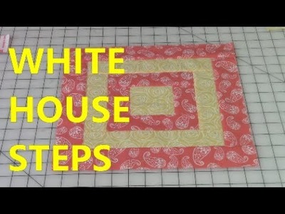 White House Steps Quilt Block