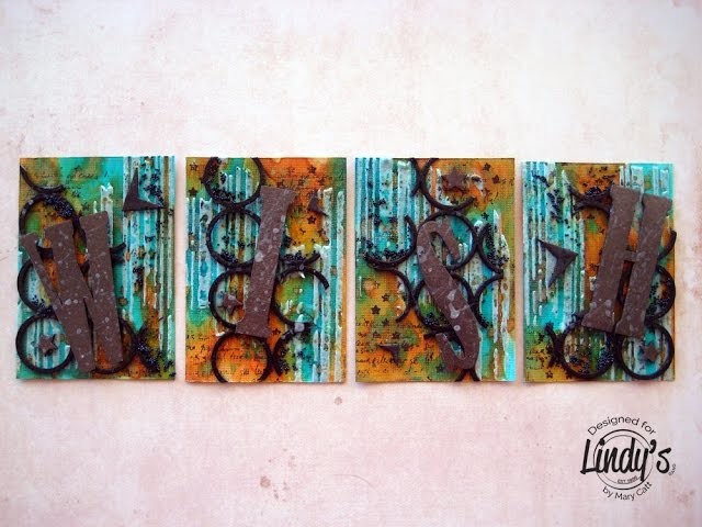 ''Wish'' Mixed Media ATC's for Lindy's Stamp Gang by Mary Catt