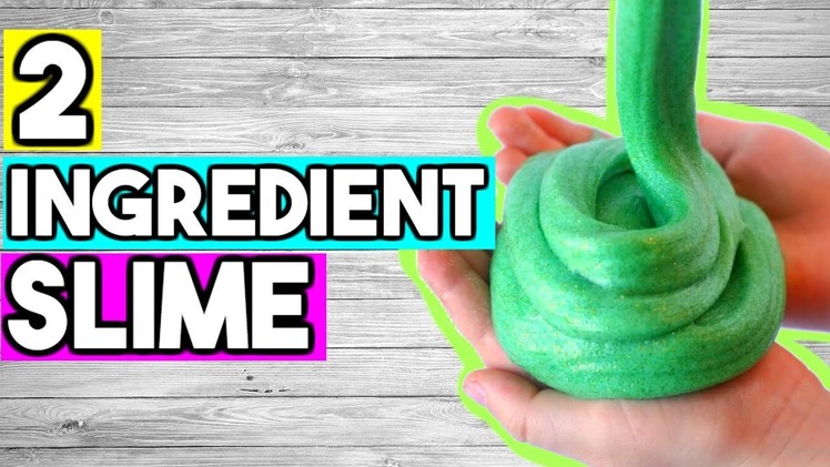 2 INGREDIENT SLIME RECIPES! How to Make Slime WITHOUT GLUE or BORAX!
