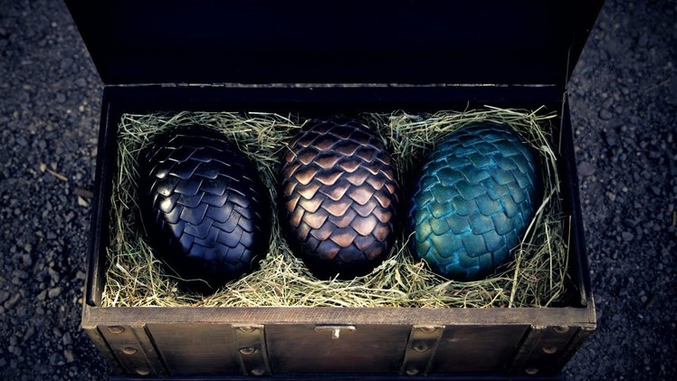 A chest with three Dragon Eggs