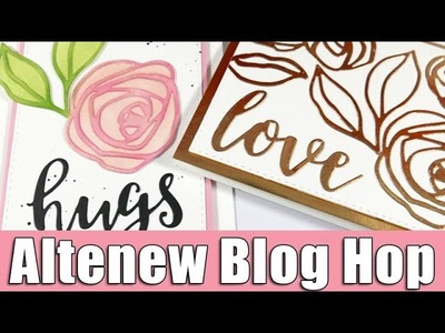 Altenew blog hop | 2 cards and Giveaway