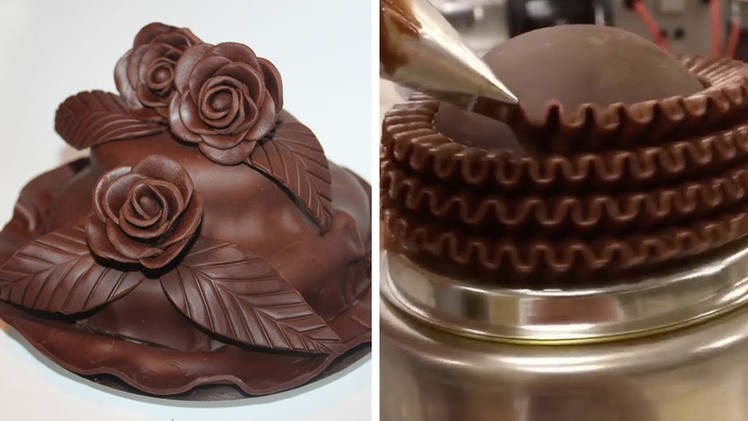 Amazing Chocolate Cake Decorating ★ Amazing Cakes Style ★ Satisfying Cake Decorating Compilation