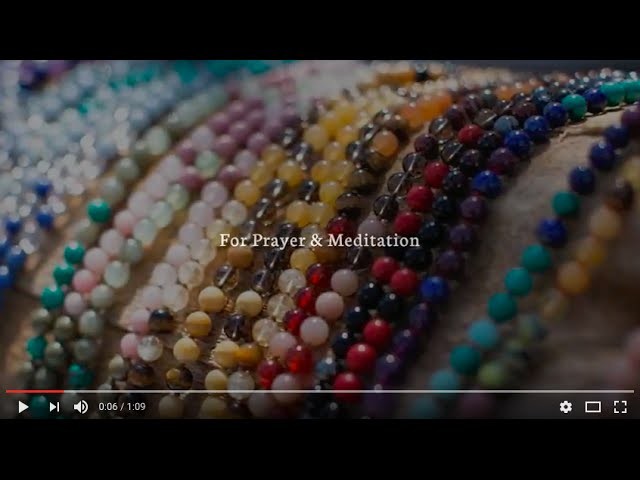 Beautiful Chakra Healing Mala Beads Made With Real Crystals