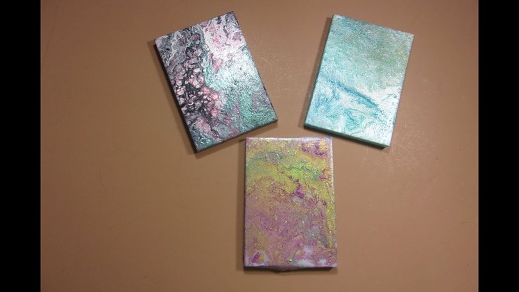 Beginners, Doing an Acrylic Pour with Homemade Gesso Plus Texture Paste Recipe