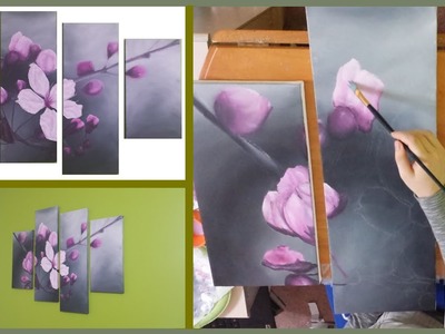Cherry Blossoms | Acrylic Paint | Speed Painting