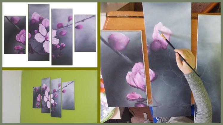 Cherry Blossoms | Acrylic Paint | Speed Painting
